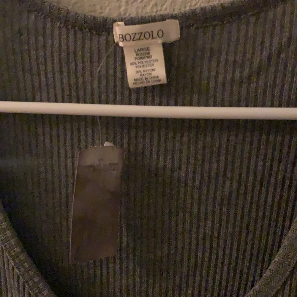 Grey Ribbed Dress. - Picture 2 of 3